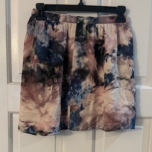 Haute Hippie Abstract Blue and Pink Men's Shorts